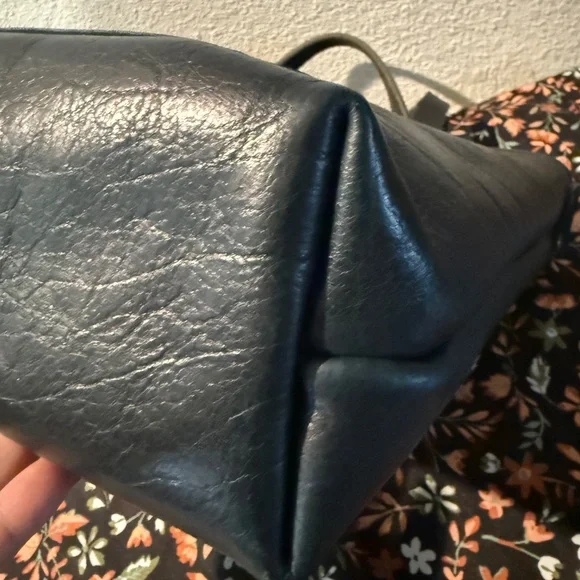 Go Forth Goods LE Indigo Bison Leather Small Avery Tote NEW MSRP $400 - Picture 5 of 9